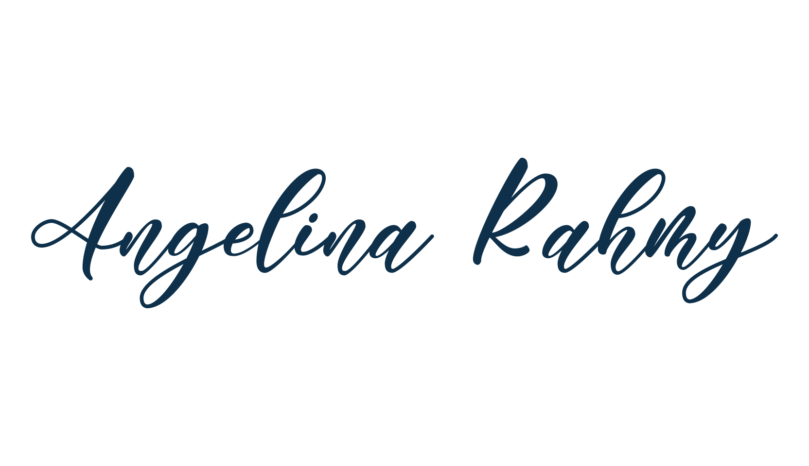 Angelina Rahmy, script calligraphy fancy decorative font preview