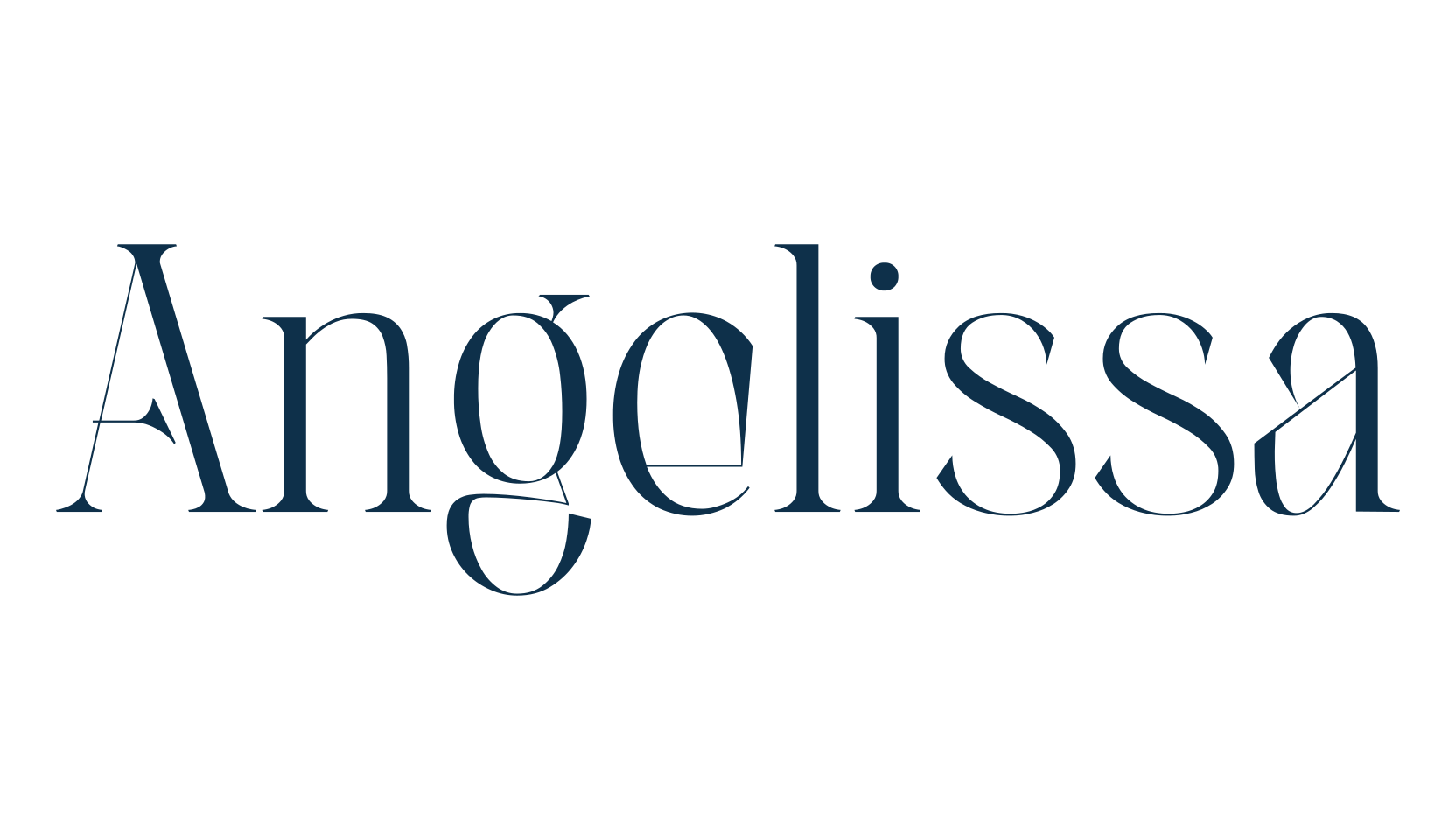 Angelissa, serif font preview