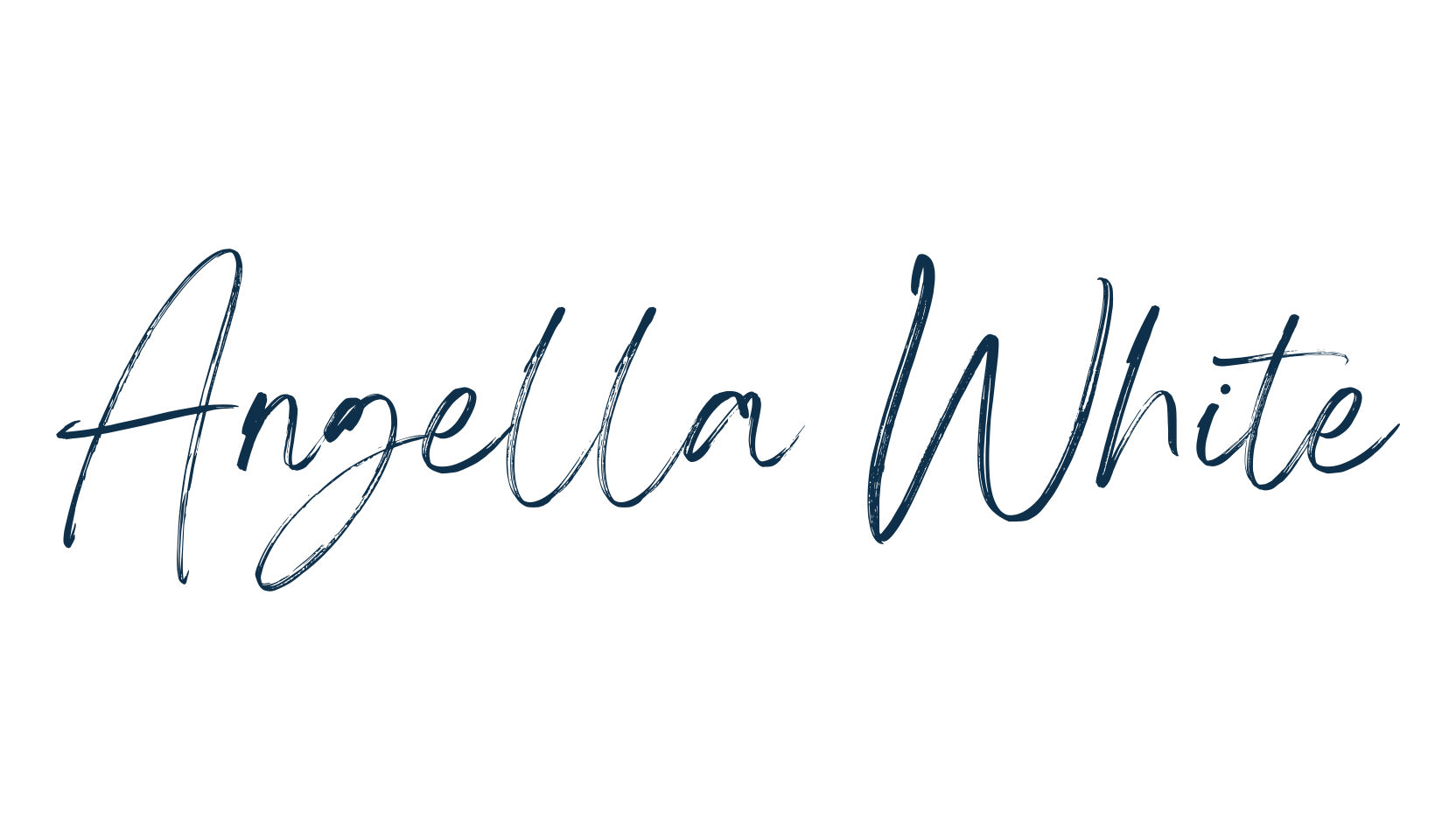 Angella White, handwriting font preview