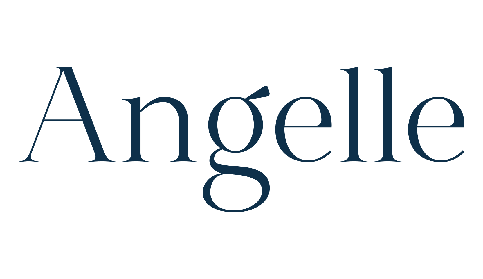 Angelle, basic serif font preview