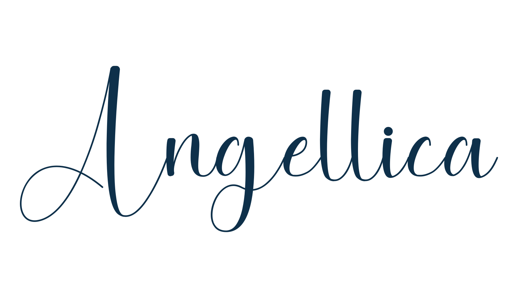 Angellica (angellica-2), calligraphy font preview