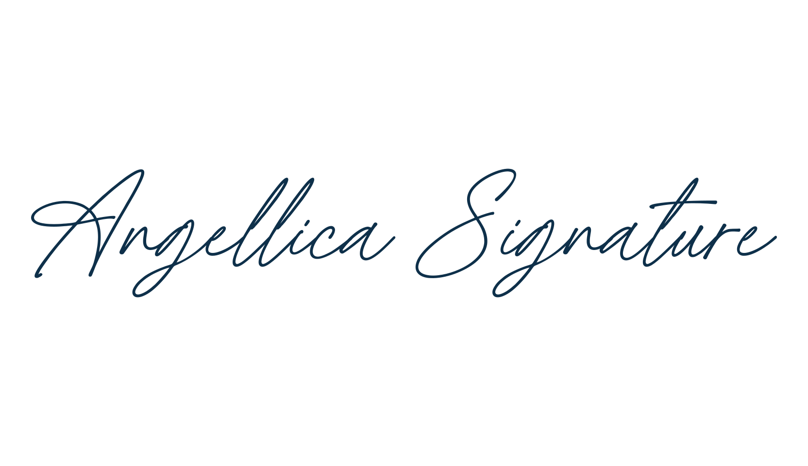 Angellica Signature, script handwritten fancy decorative calligraphy font preview