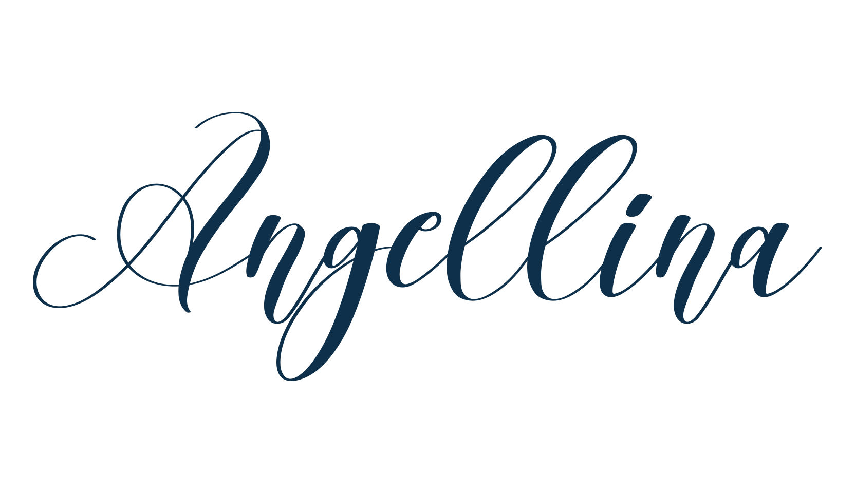 Angellina (angellina-3), script calligraphy fancy decorative font preview
