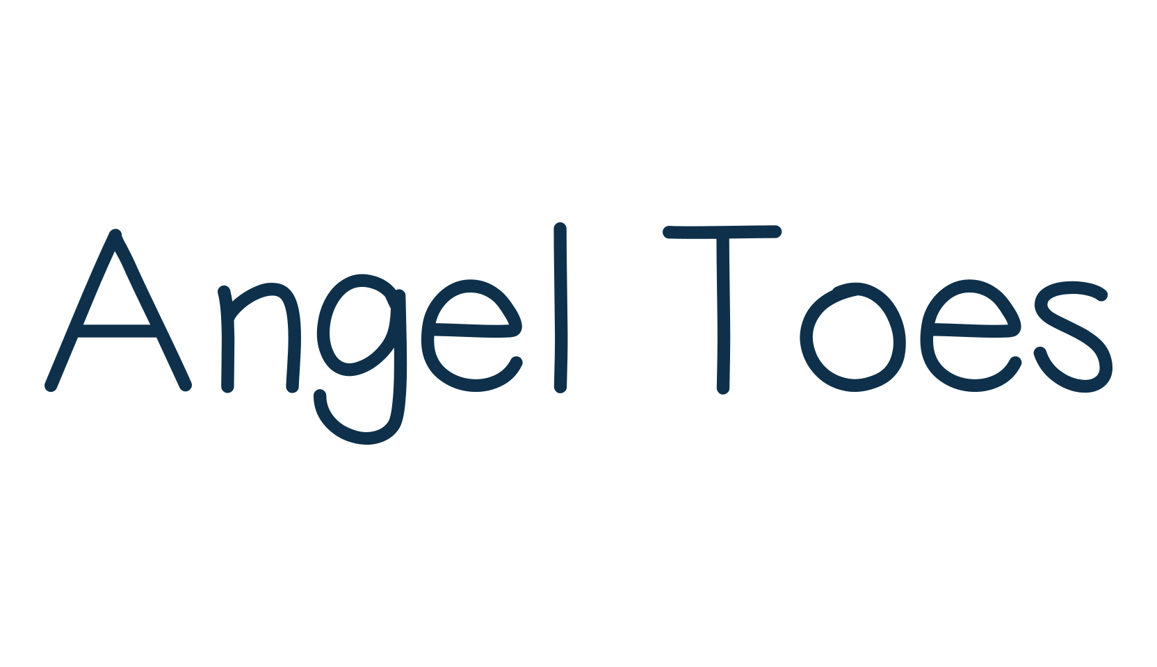 Angel Toes, script handwritten fancy decorative calligraphy font preview