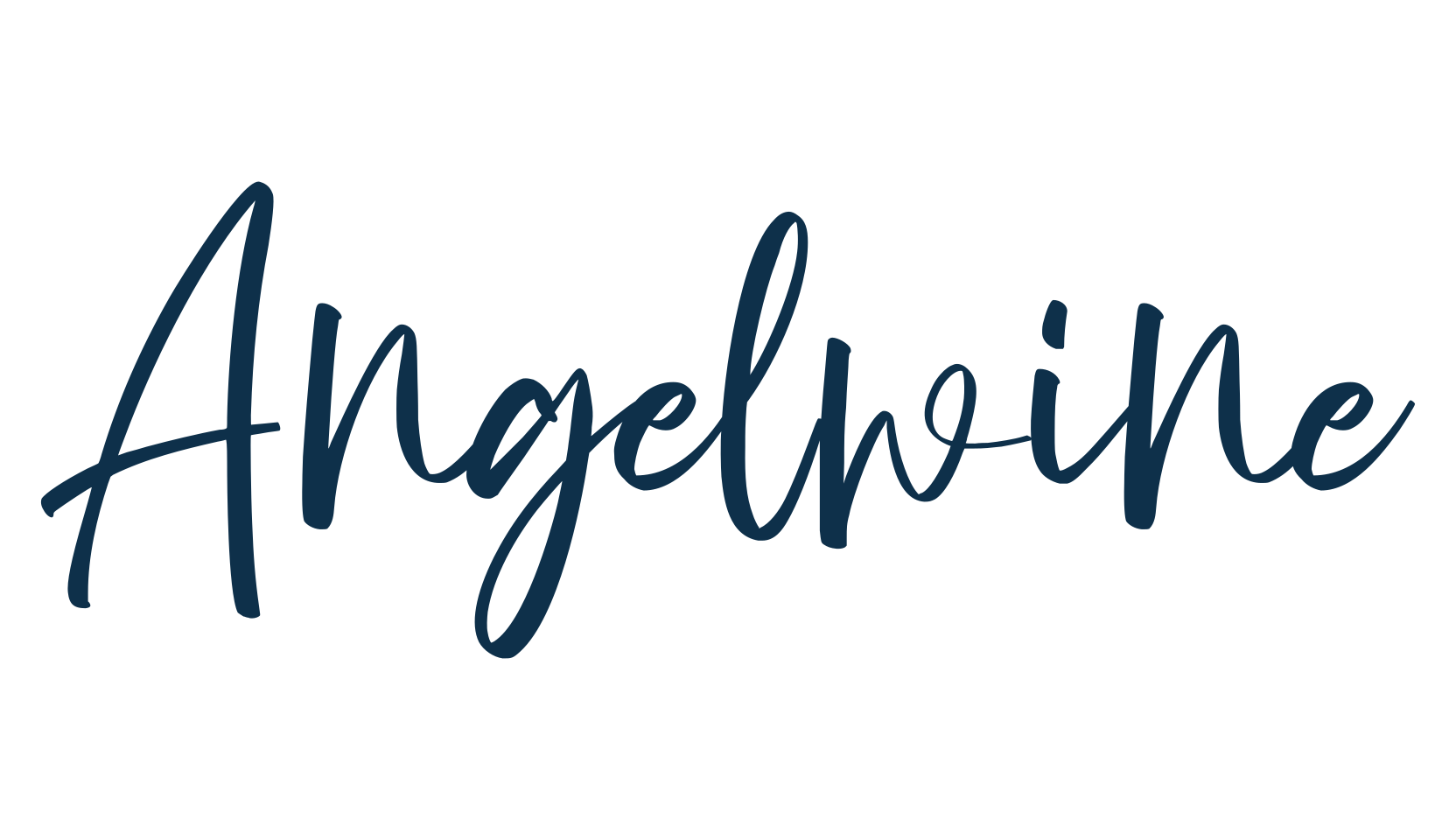 Angelwine, script handwritten fancy decorative calligraphy font preview