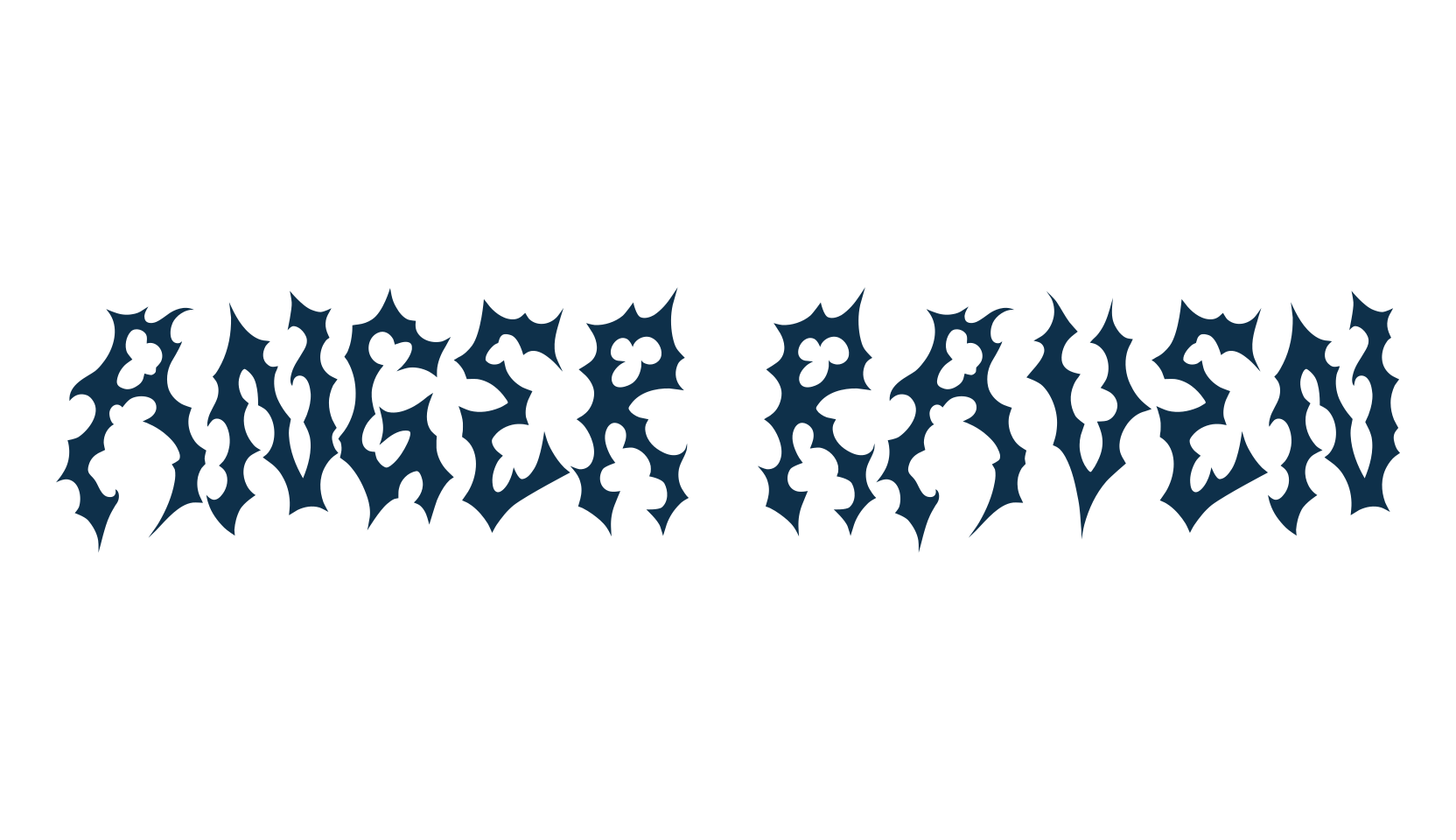 Anger Raven, modern font preview