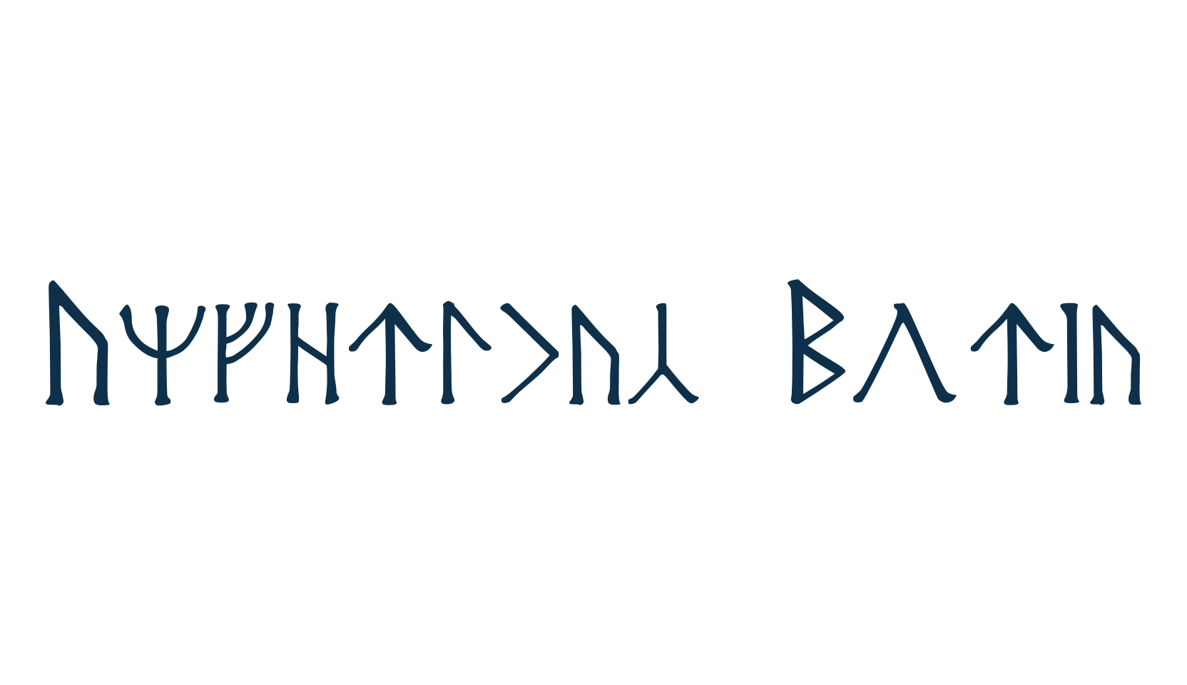 Angerthas Moria, fancy decorative font preview