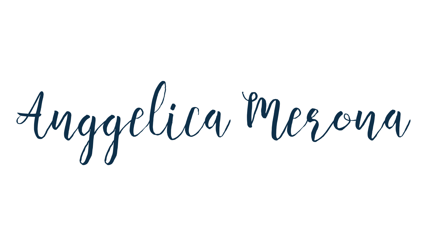 Anggelica Merona, script calligraphy fancy decorative font preview
