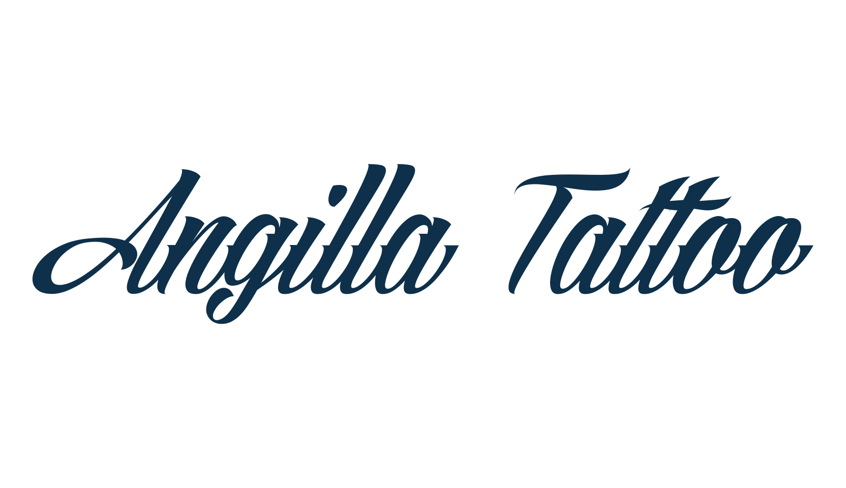 Angilla Tattoo, old school font preview