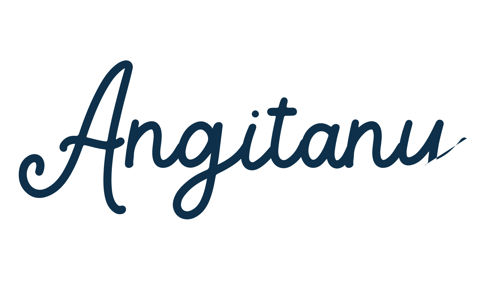 Angitany, fancy decorative font preview