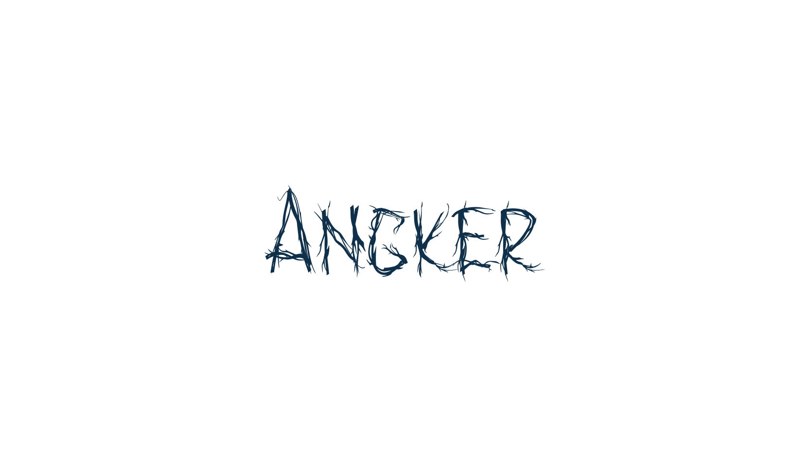Angker, holiday halloween fancy decorative horror font preview