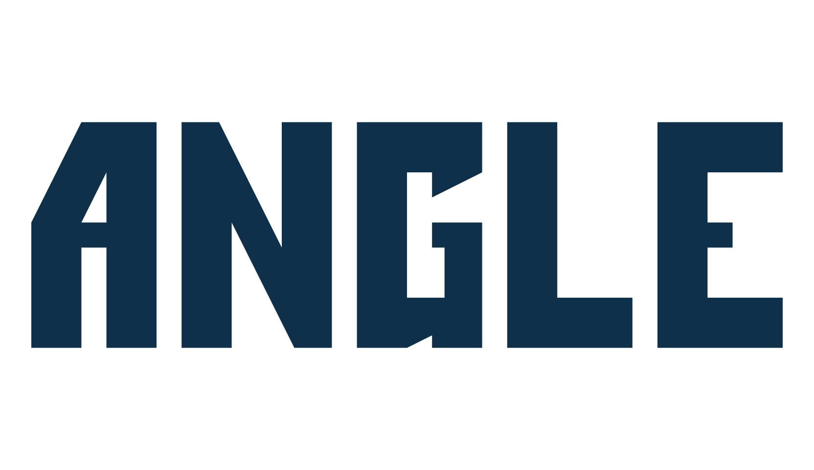 Angle, techno square sci-fi font preview