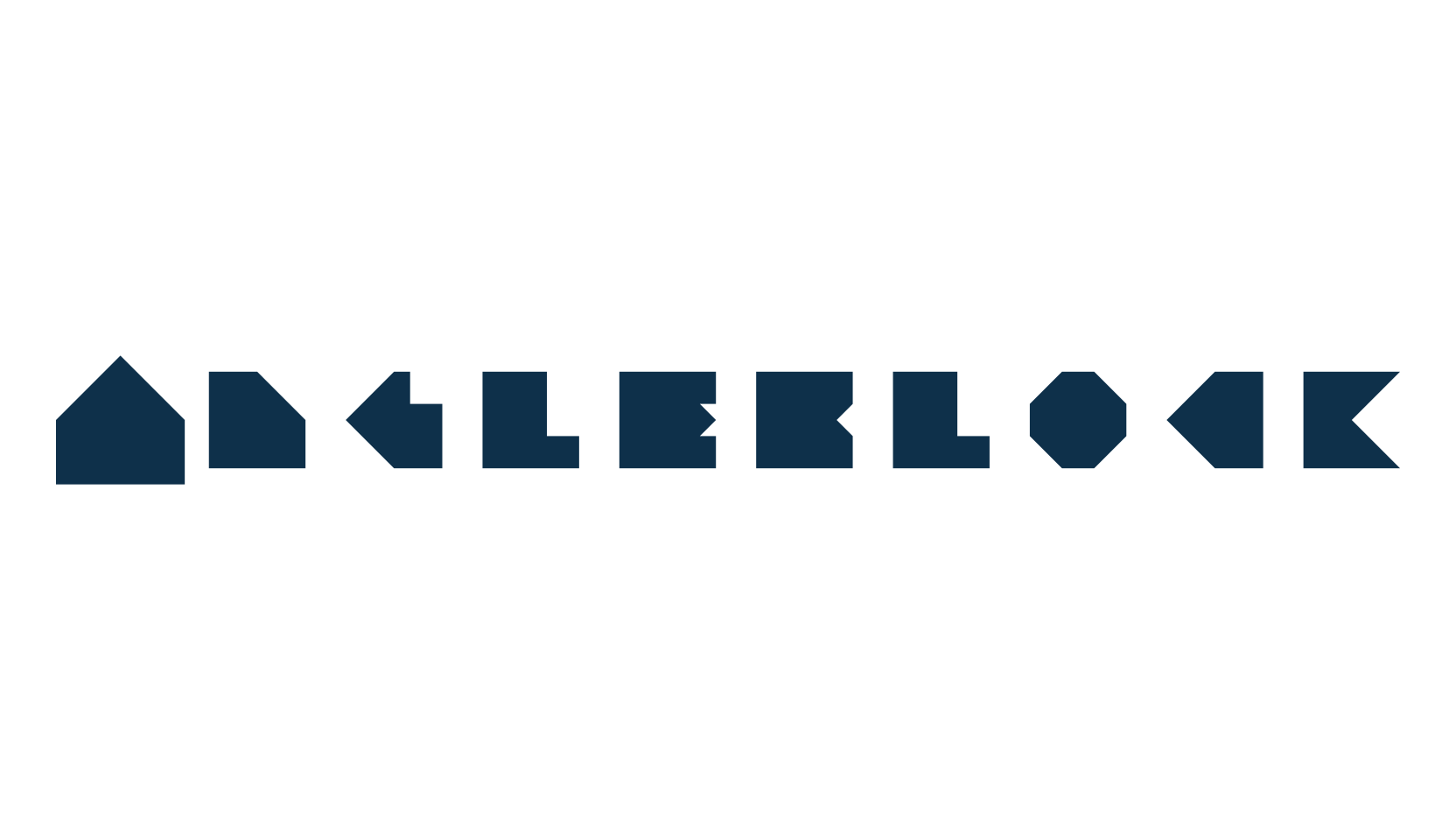 Angleblock, techno square sci-fi font preview