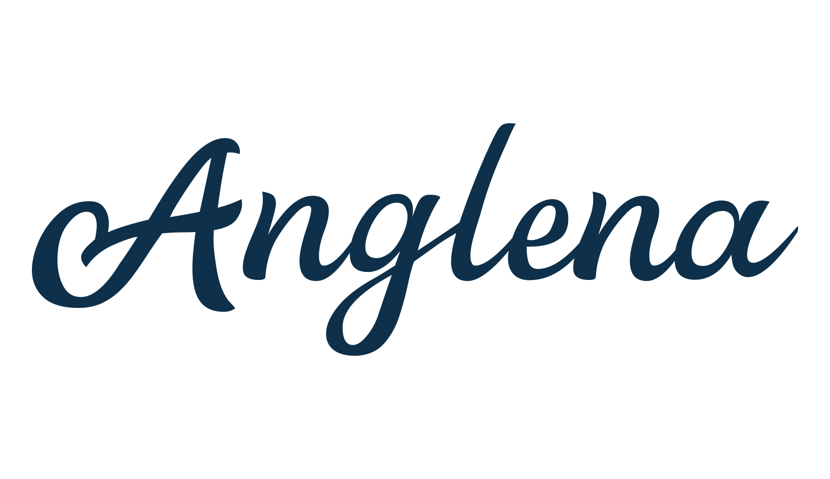 Anglena, script calligraphy fancy decorative font preview
