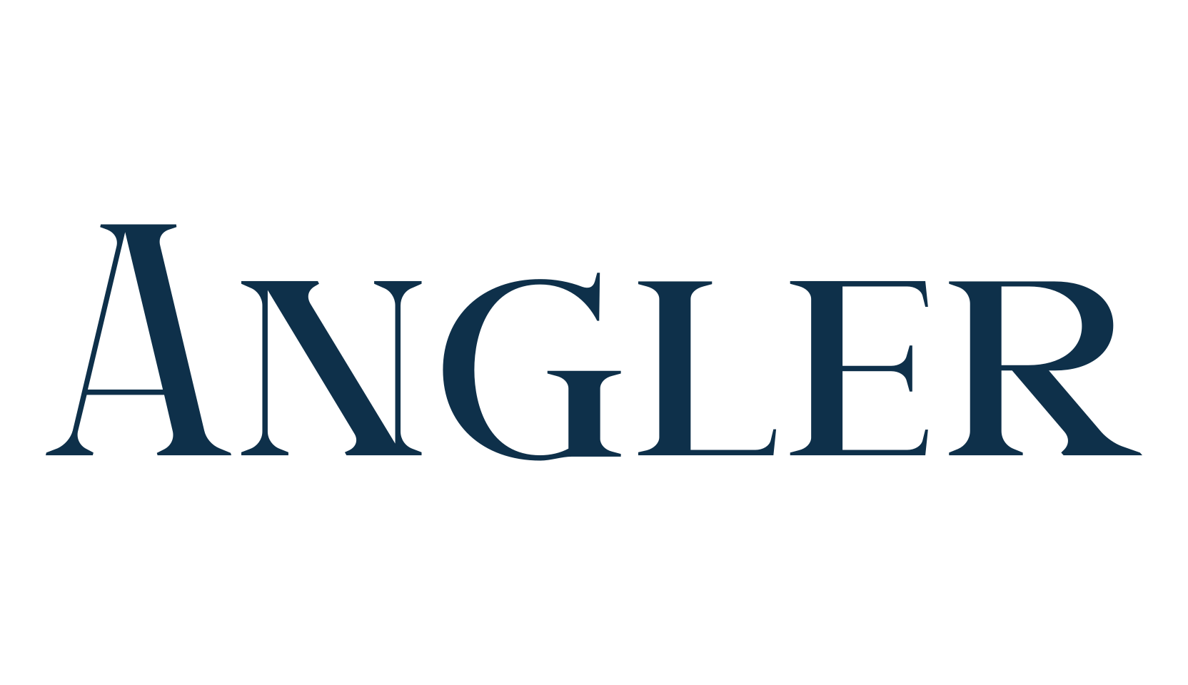 Angler, basic serif font preview