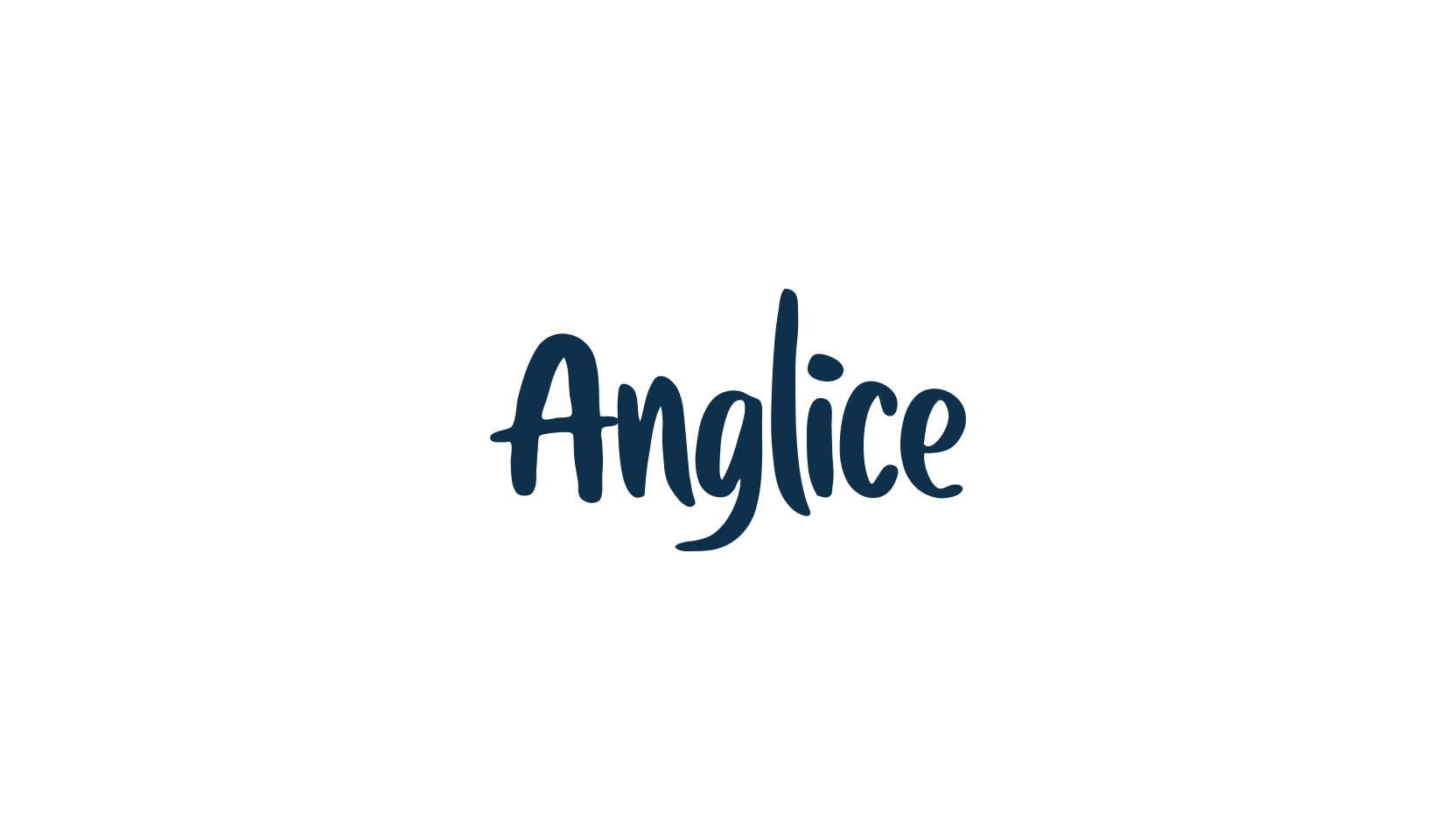 Anglice, brush font preview