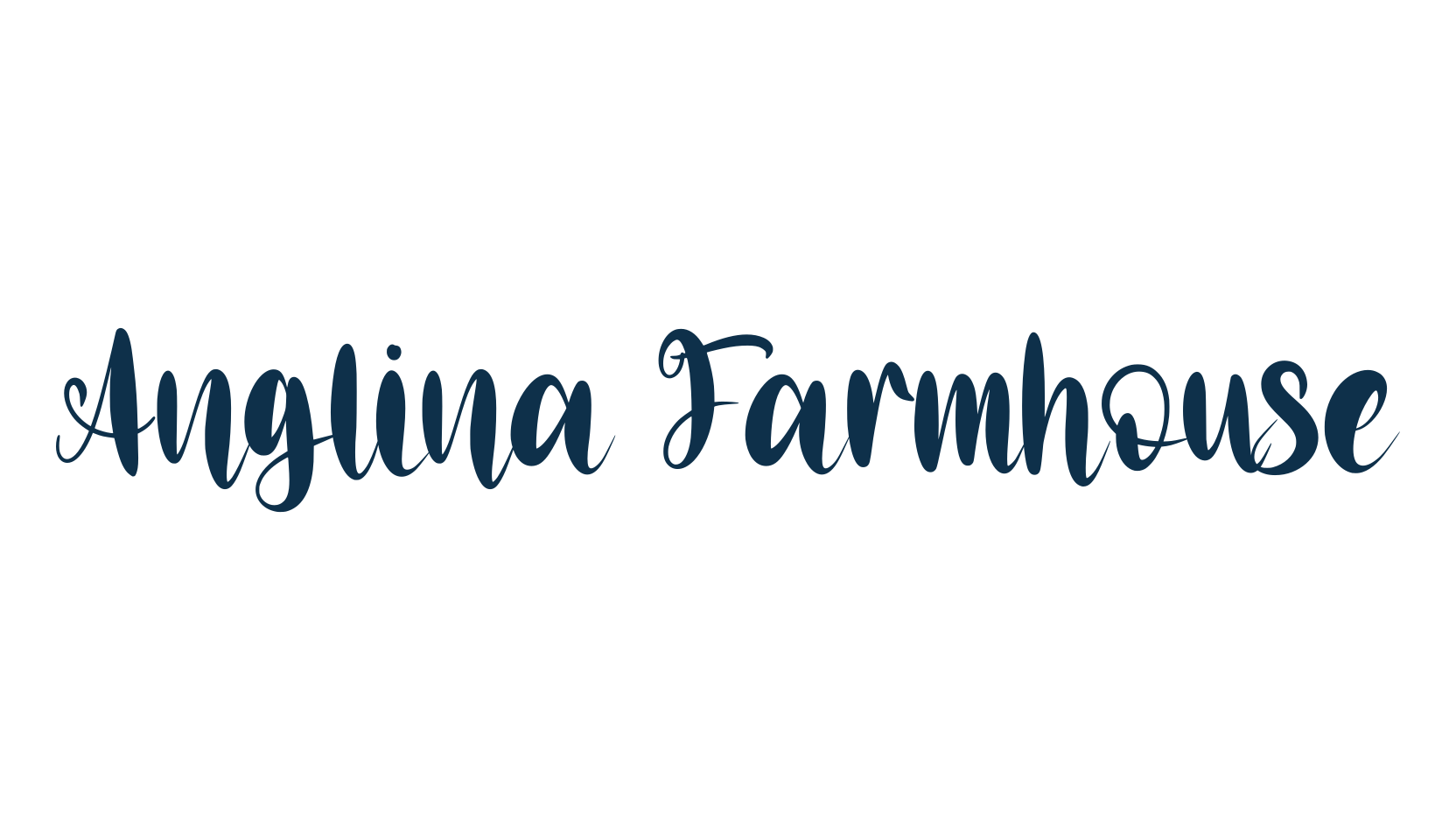 Anglina Farmhouse, fancy decorative font preview