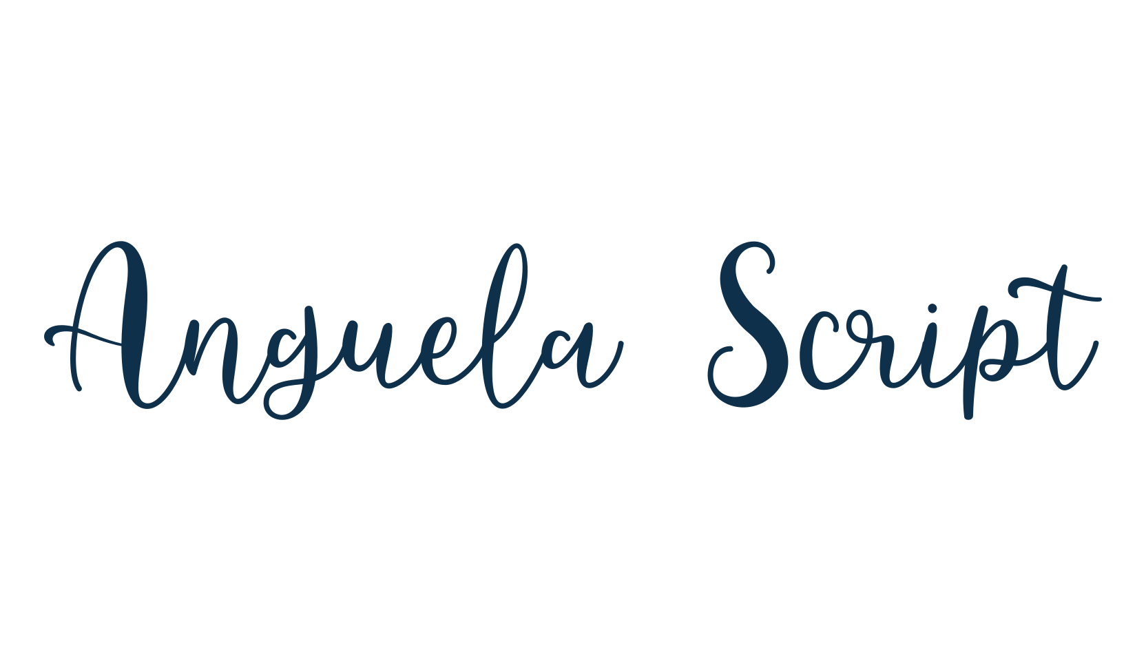 Anguela Script, script handwritten fancy decorative calligraphy font preview