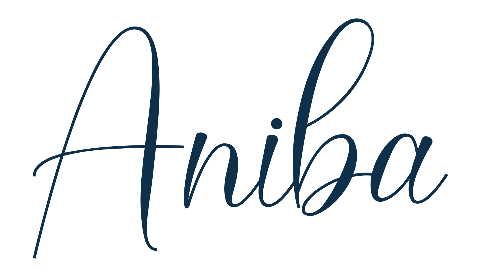 Aniba, calligraphy font preview