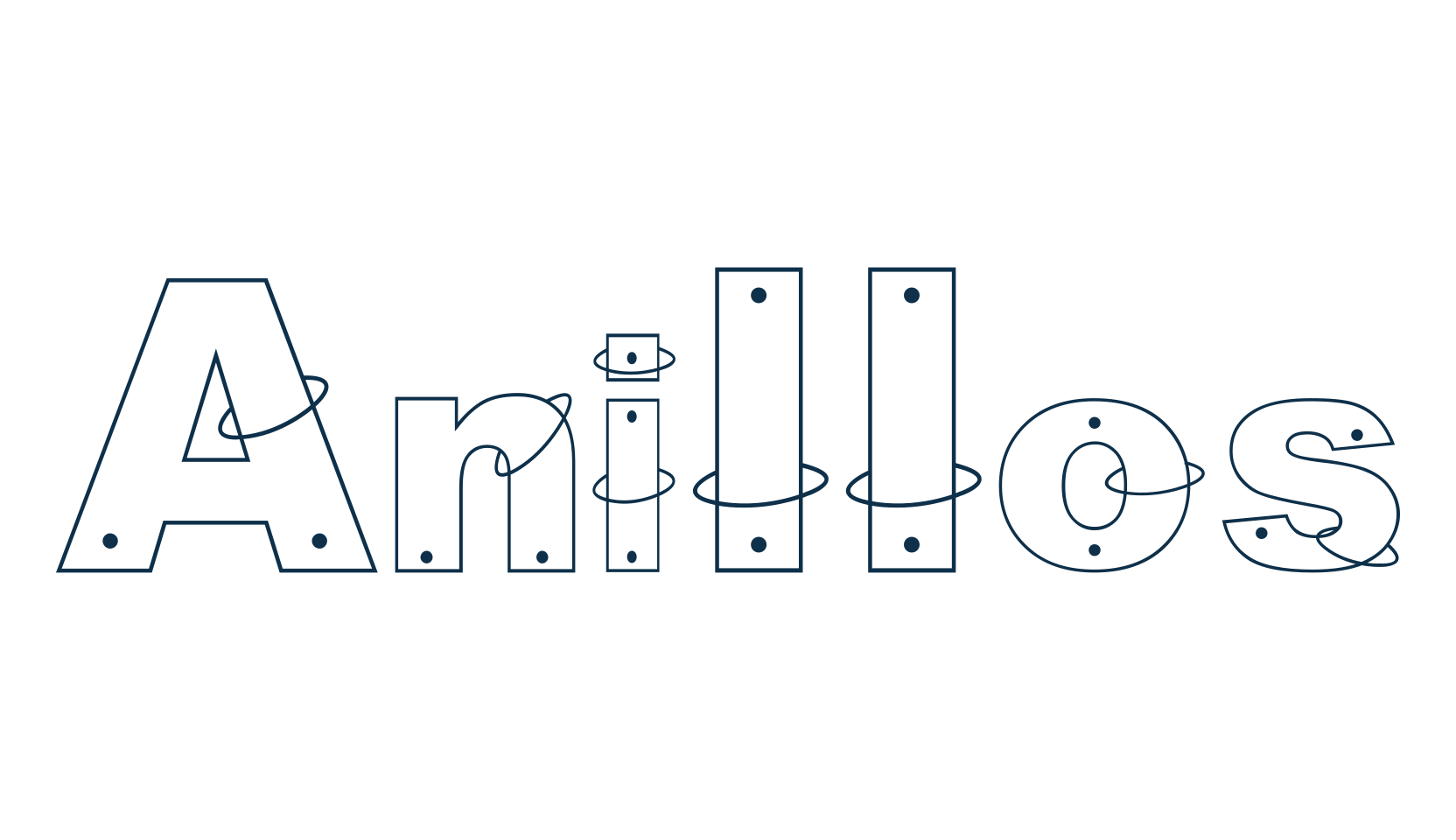 Anillos, fancy decorative font preview