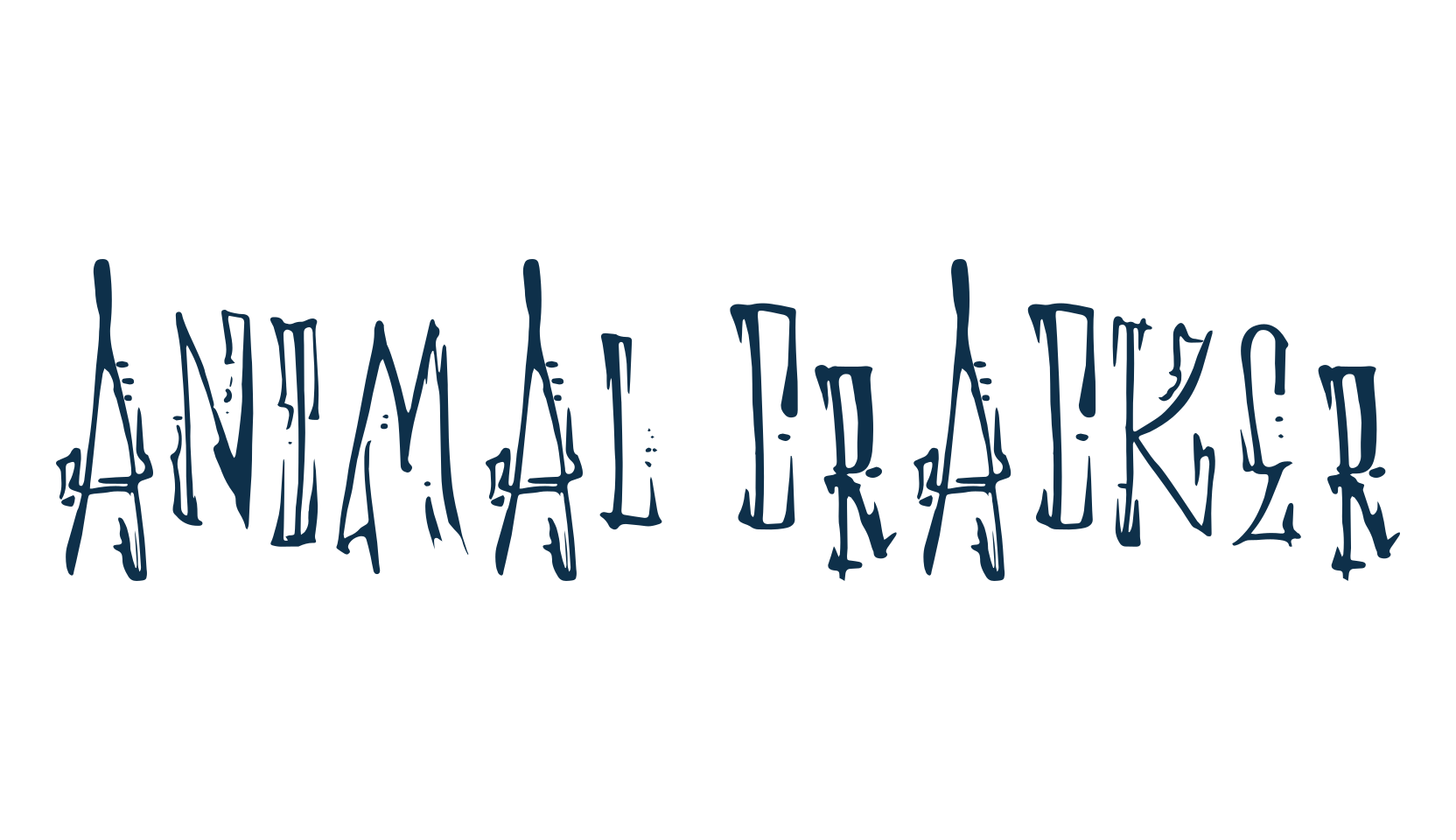 Animal Cracker, graffiti font preview