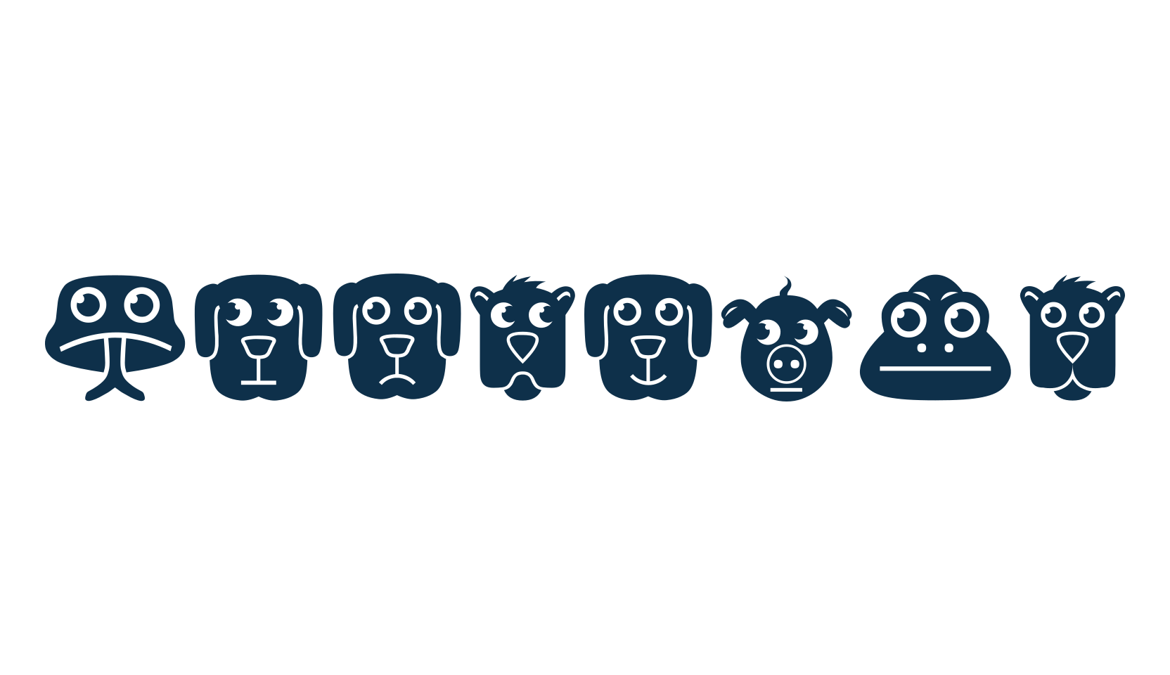 Animales, fancy decorative font preview