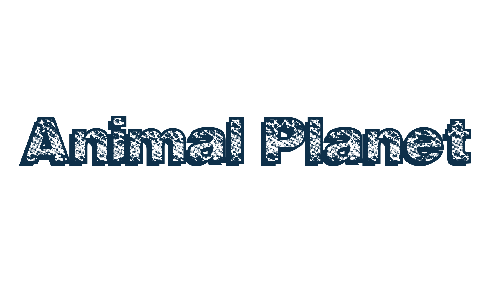Animal Planet, fancy eroded decorative font preview