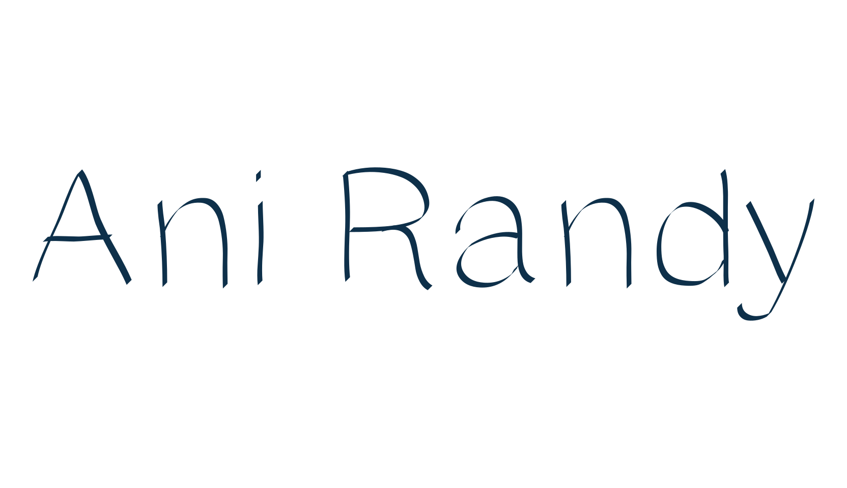 Ani Randy, handwriting font preview