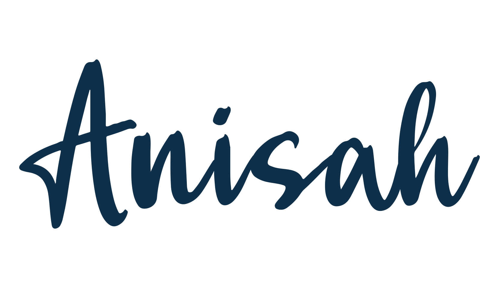 Anisah, script handwritten fancy decorative calligraphy font preview