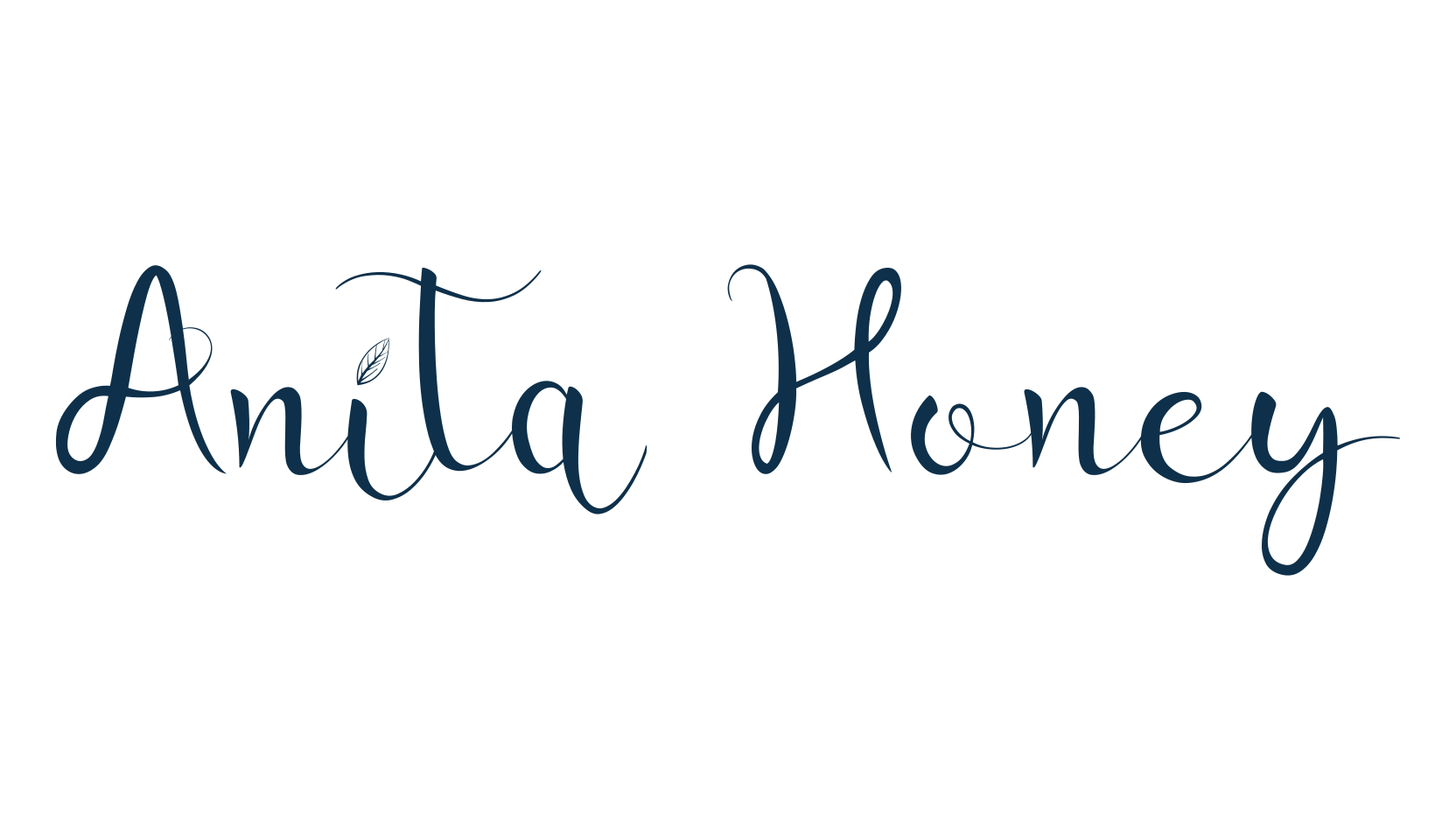 Anita Honey, display market font preview