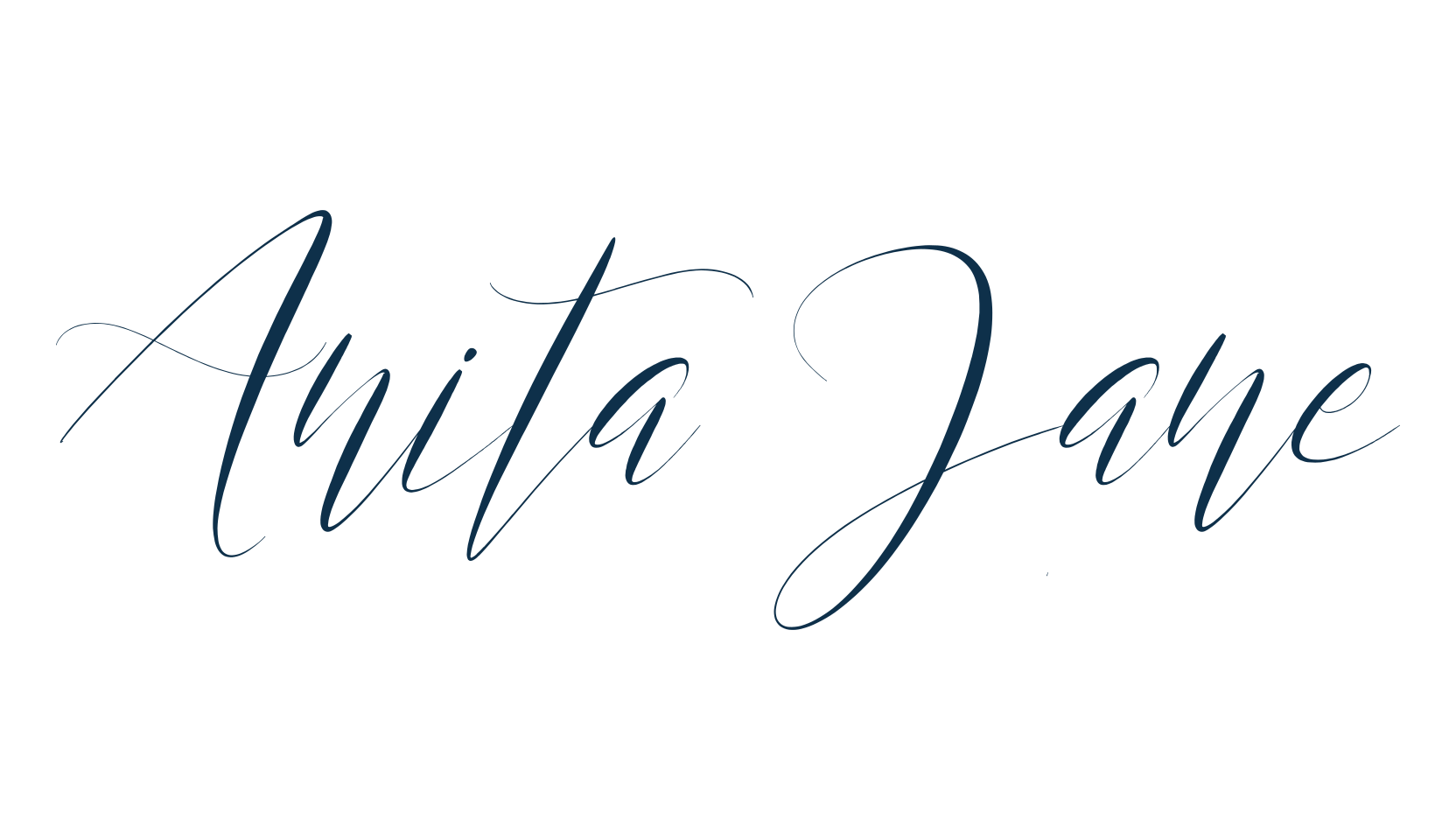 Anita Jane, script calligraphy fancy decorative font preview