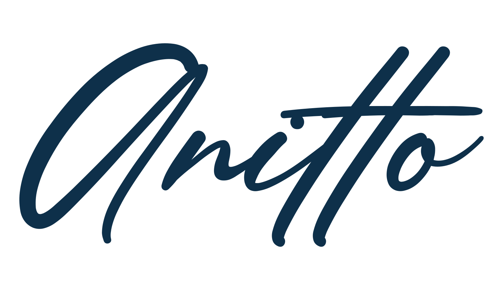 Anitto, script handwritten fancy decorative calligraphy font preview