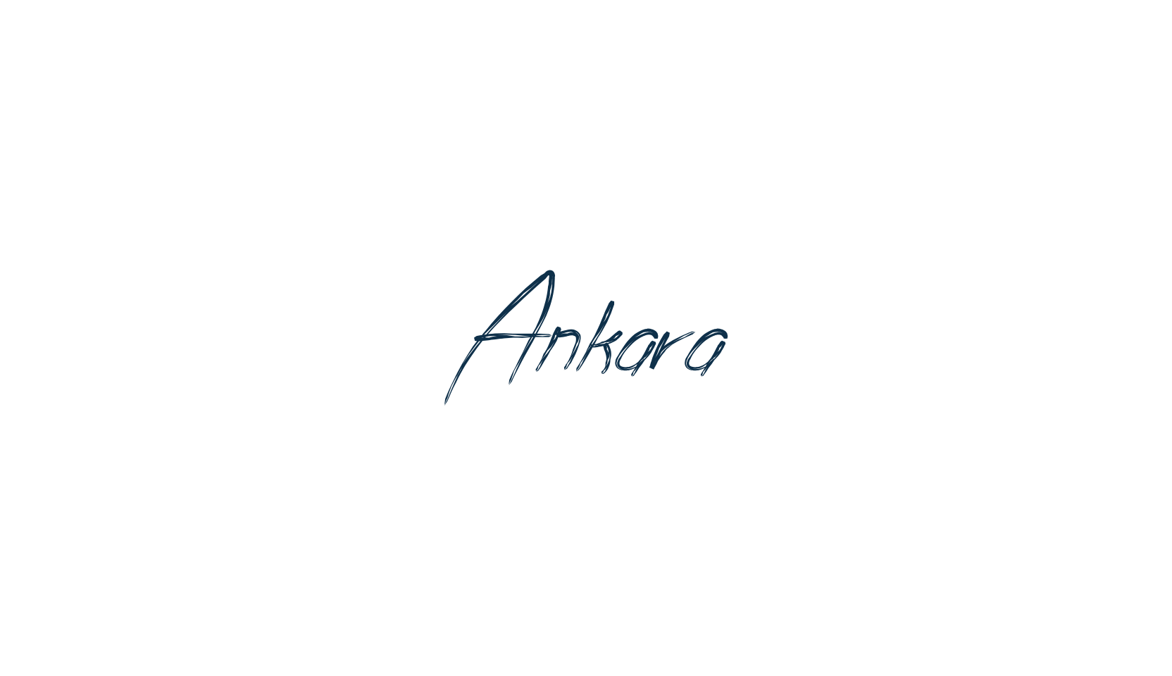 Ankara (ankara), brush font preview