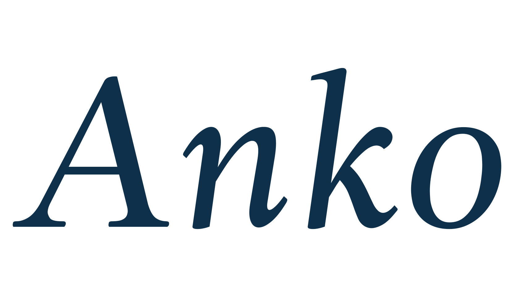 Anko, serif font preview