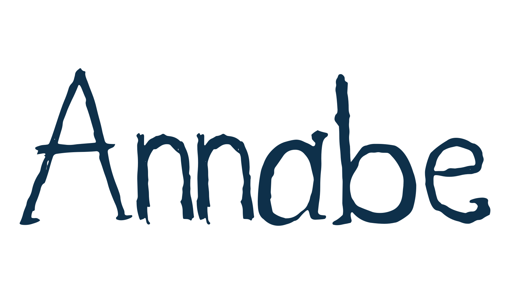 Annabe, trash font preview