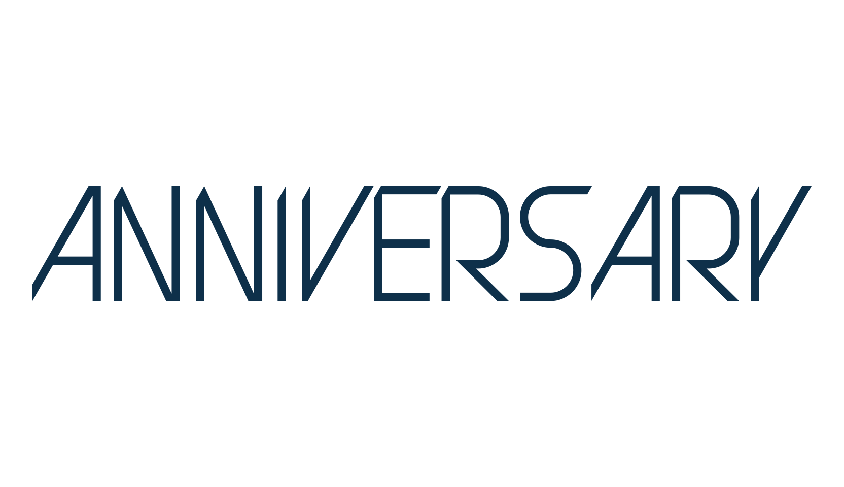 Anniversary, fancy various techno sci-fi font preview