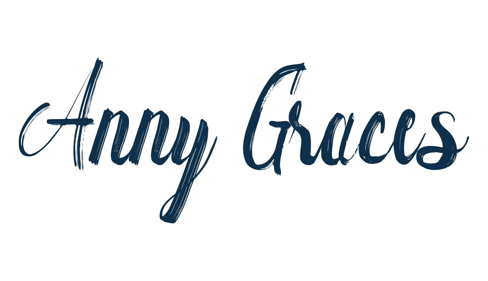 Anny Graces, script brush fancy decorative calligraphy font preview