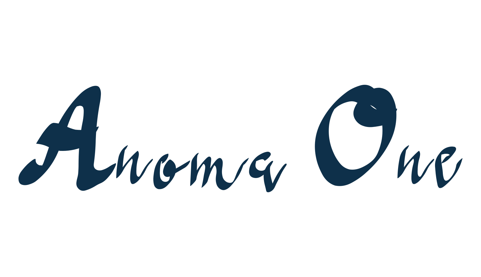 Anoma One, calligraphy font preview