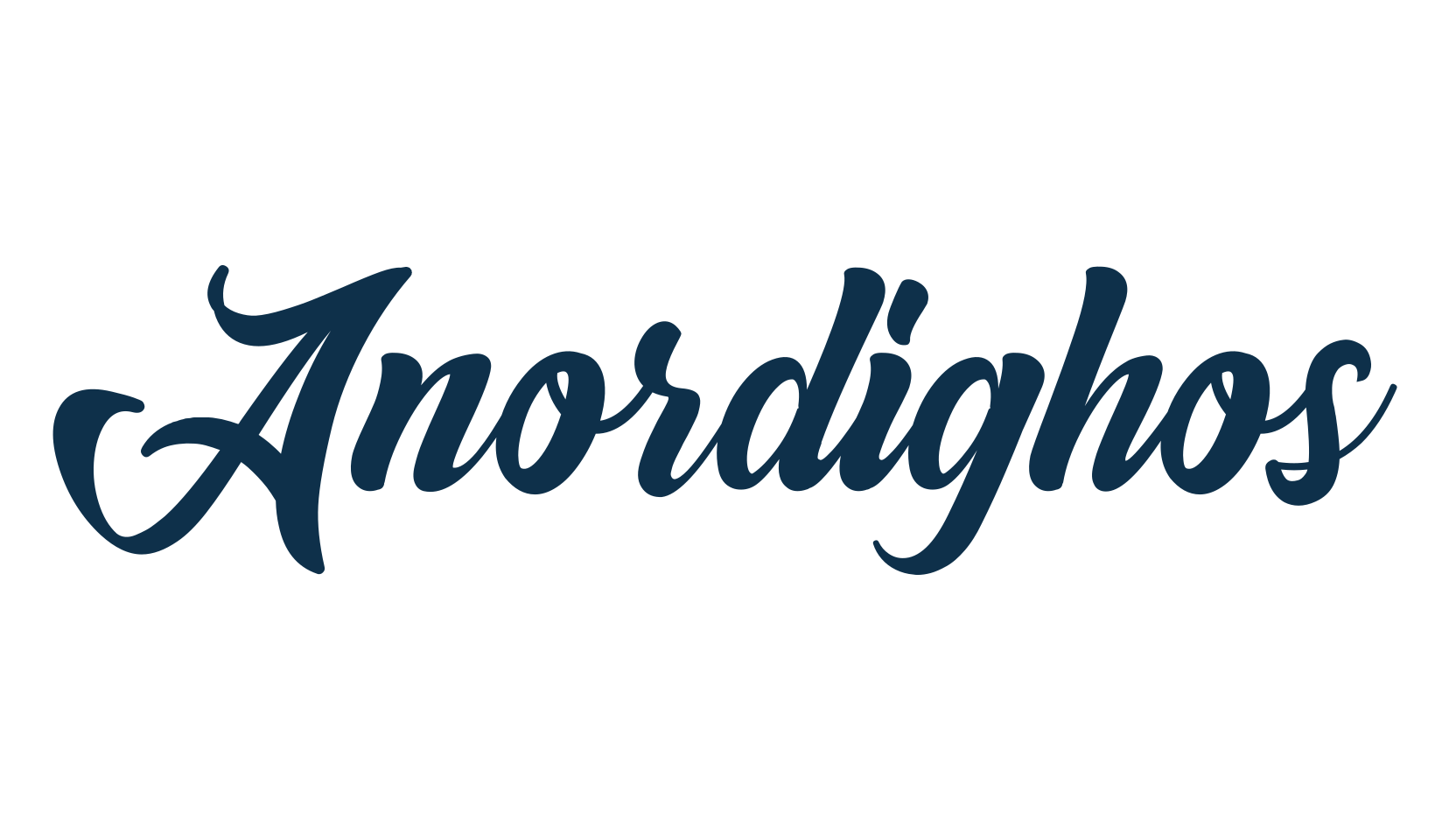 Anordighos, various font preview