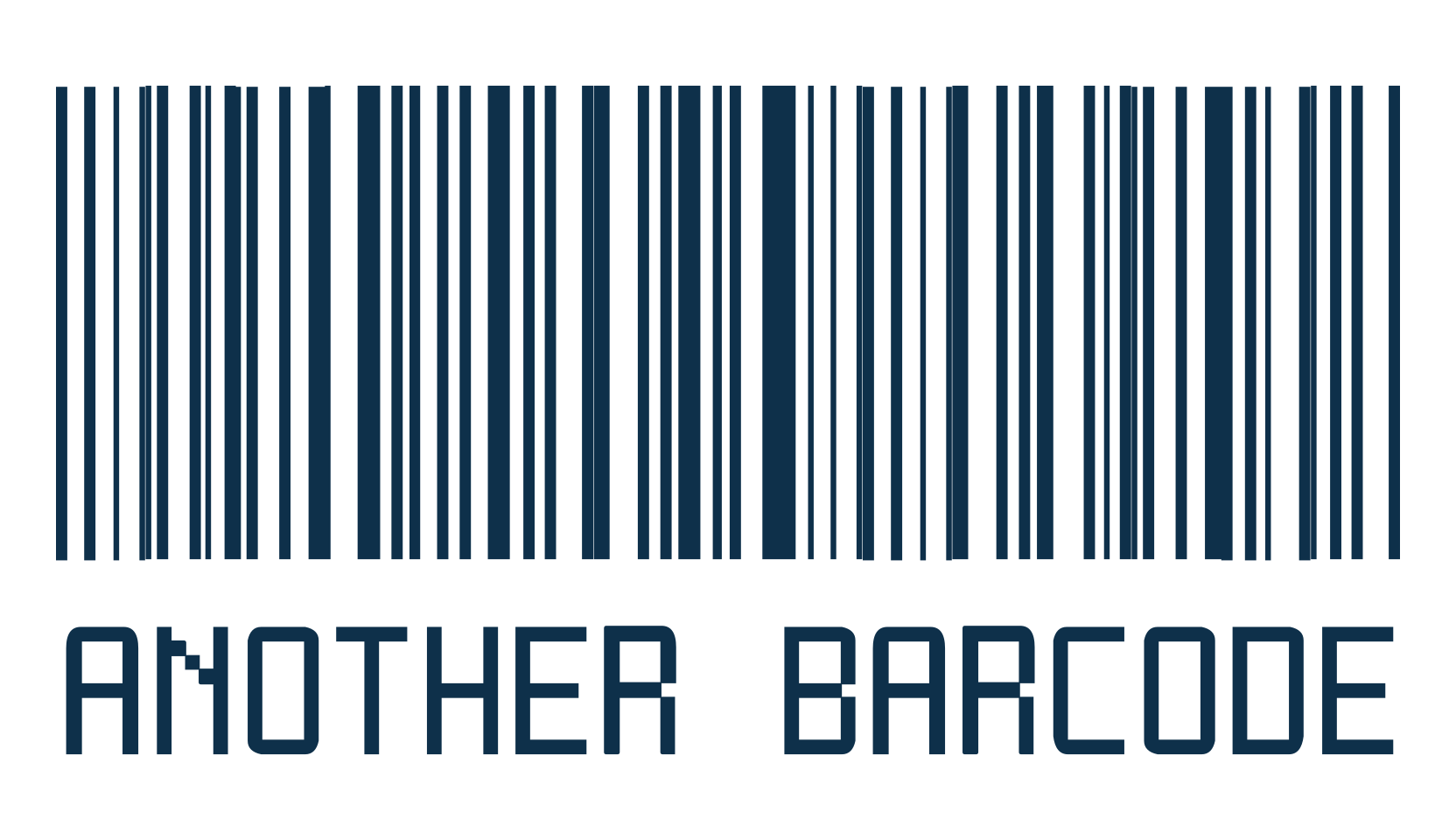 Another Barcode, display market font preview