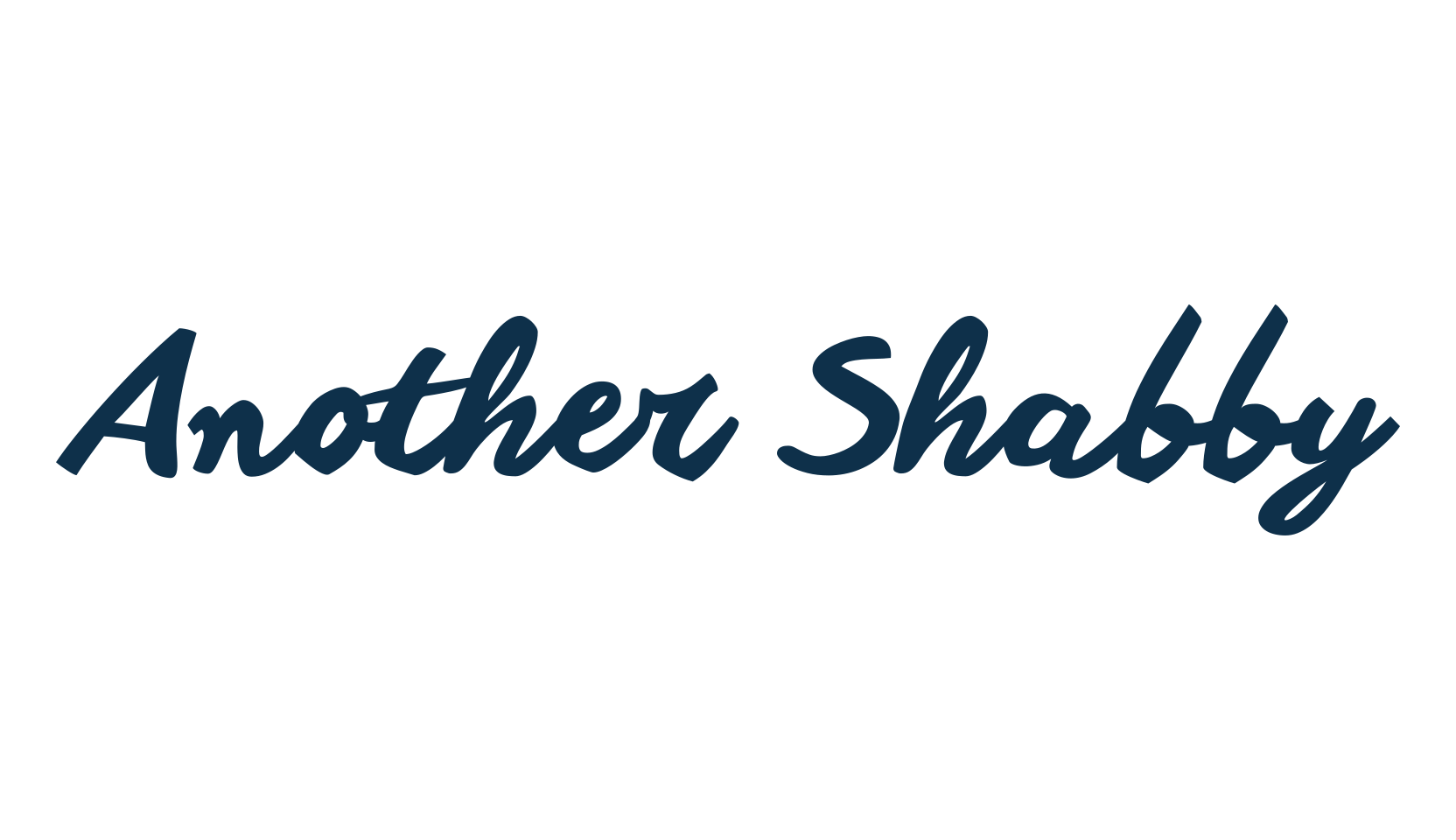 Another Shabby, handwriting font preview