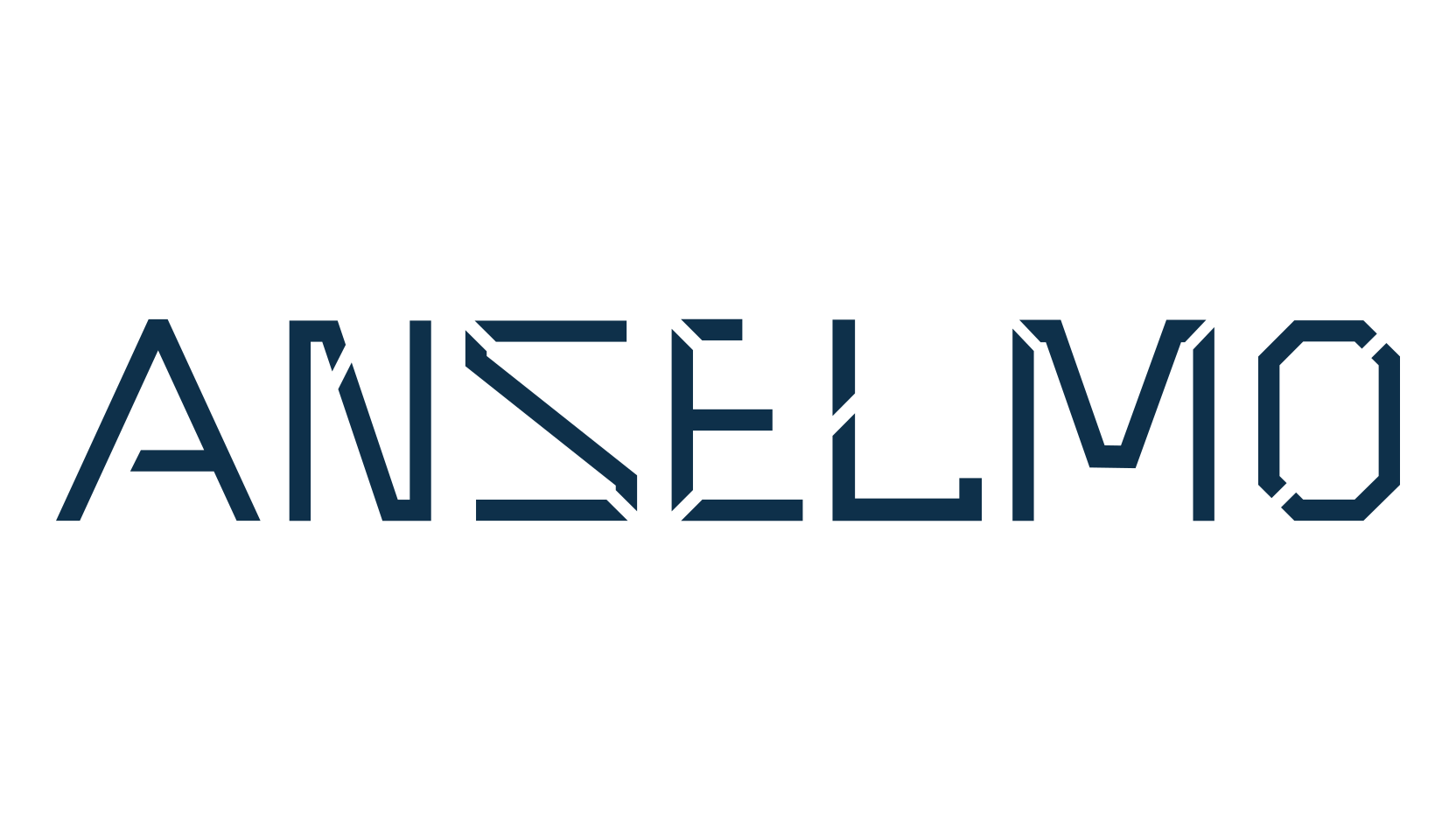 Anselmo, techno sci-fi font preview