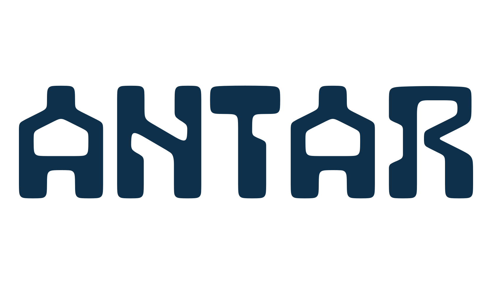 Antar, techno sci-fi font preview