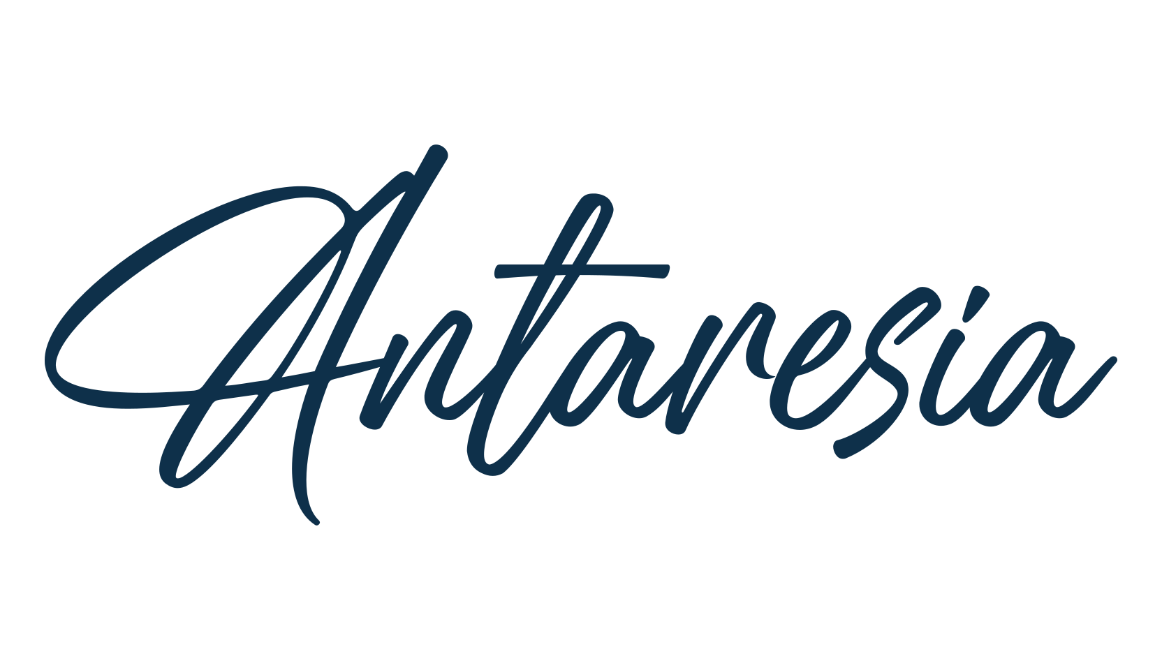 Antaresia, calligraphy font preview