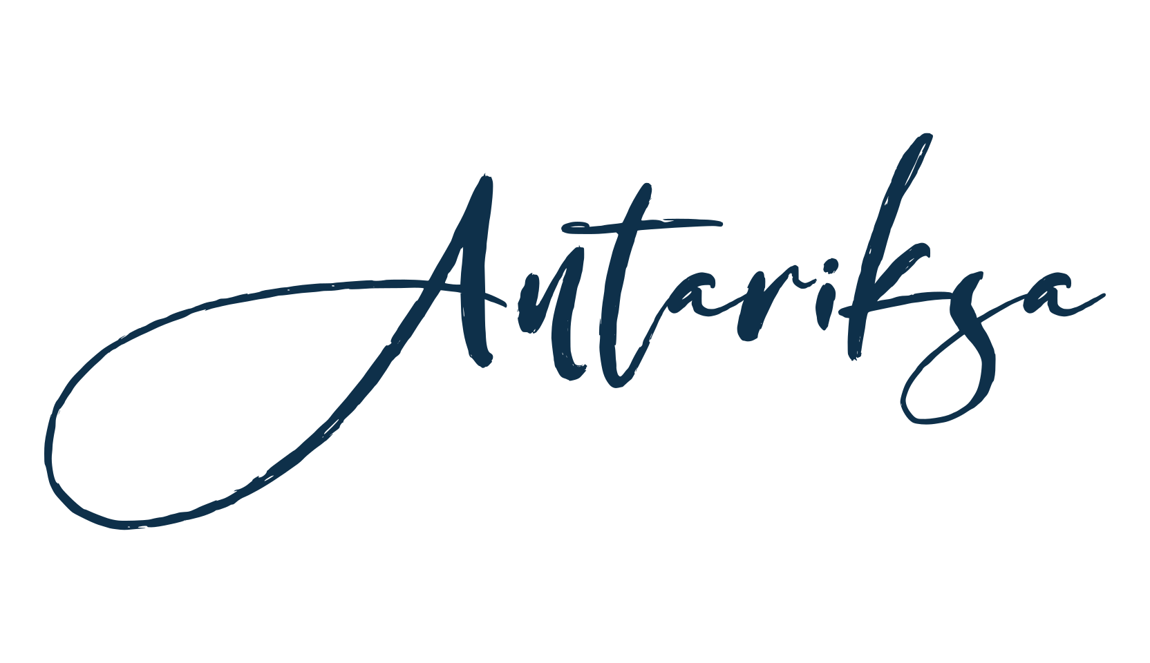 Antariksa, handwriting font preview