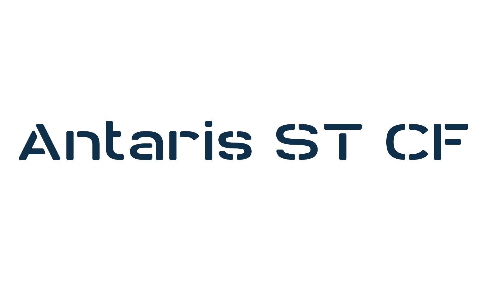 Antaris ST CF, fancy stencil, army decorative font preview