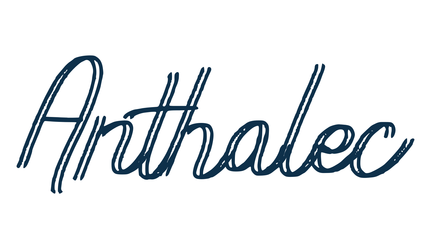 Anthalec, fancy decorative font preview