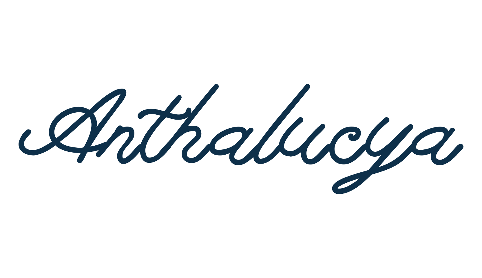 Anthalucya, fancy decorative font preview