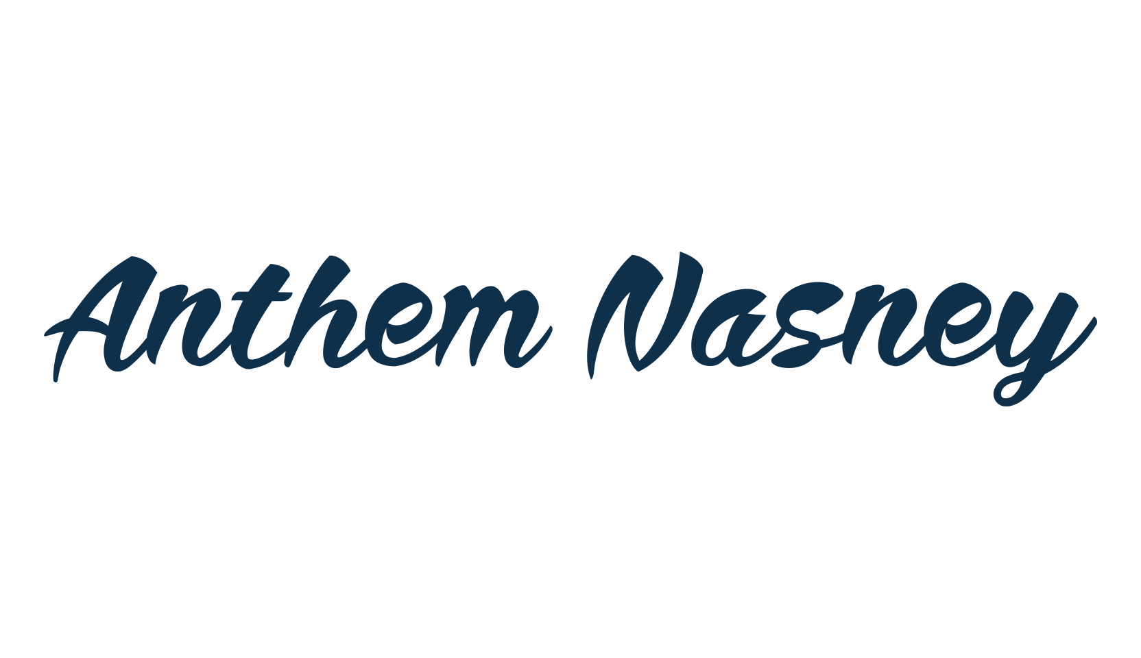 Anthem Nasney, fancy various decorative script calligraphy font preview