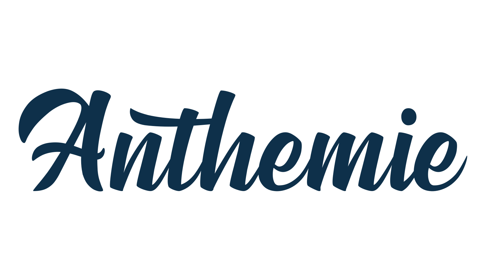 Anthemie, calligraphy font preview